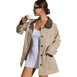 BIG LADIES CLUB - Tan Barn Jacket
